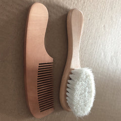 Natural Wooden Baby Hair Brush