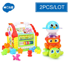 Music & Lights & Learning Games & Animal Shape Cubes
