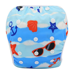 Waterproof Swim Diapers Pants Suit for 3-15KG