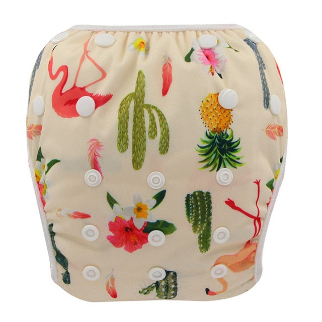 Waterproof Swim Diapers Pants Suit for 3-15KG
