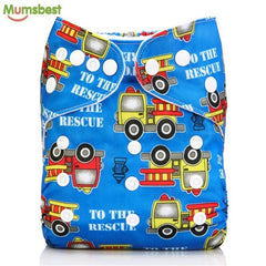 Pocket Cartoons Animal Adjustable  Reusable h Diapers Fit for 0-2years 3-15kg