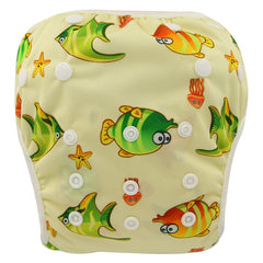 Waterproof Swim Diapers Pants Suit for 3-15KG