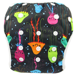 Waterproof Swim Diapers Pants Suit for 3-15KG
