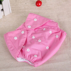 1PC Dotted Adjustable Reusable Washable Nappies