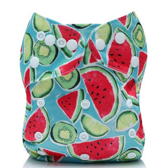 Pocket Cartoons Animal Adjustable  Reusable h Diapers Fit for 0-2years 3-15kg