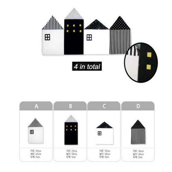 4pcs/lot  House Shape Bed Fence Toys