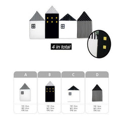 4pcs/lot  House Shape Bed Fence Toys