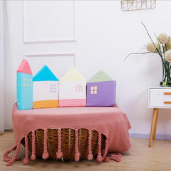 4pcs/lot  House Shape Bed Fence Toys