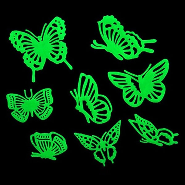 9Pcs Glow In The Dark Dinosaurs Toys