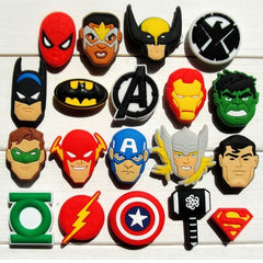 Mickey Avengers shoe charms accessories for kids 12-24pcs/lot