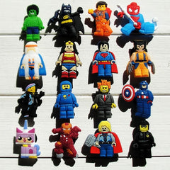 Mickey Avengers shoe charms accessories for kids 12-24pcs/lot