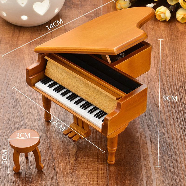 Piano Wooden Music Box
