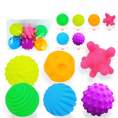 Baby Touch Hand Teether Ball Training Massage Soft Stress Balls