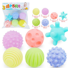 Baby Touch Hand Teether Ball Training Massage Soft Stress Balls