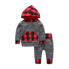 Red and Gray Hoodies Pullovers & Joggers
