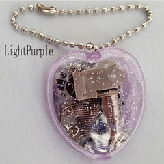 Heart-Shaped Key Chain Musical Box Music Box