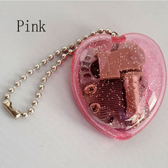 Heart-Shaped Key Chain Musical Box Music Box