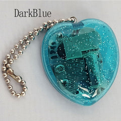 Heart-Shaped Key Chain Musical Box Music Box