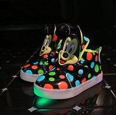 Spring Bright Autumn Led Shoes For Girls and Boys Shoes