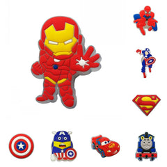 Avengers Mickey Unicorn LED  Shoes Charms for kids 1pcs