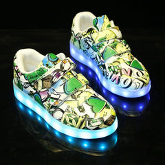 Glowing Luminous Sneakers for Boys&Girls