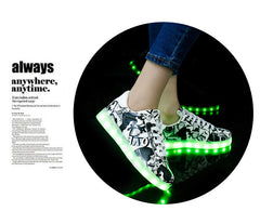 Glowing Luminous Sneakers for Boys&Girls