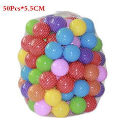 50/100 Pcs Eco-Friendly Colorful Soft Plastic Ball