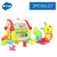 Music & Lights & Learning Games & Animal Shape Cubes