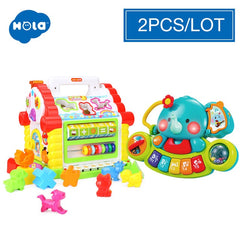 Music & Lights & Learning Games & Animal Shape Cubes