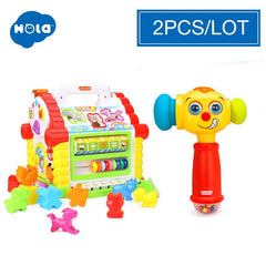 Music & Lights & Learning Games & Animal Shape Cubes
