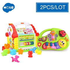 Music & Lights & Learning Games & Animal Shape Cubes