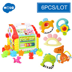 Music & Lights & Learning Games & Animal Shape Cubes