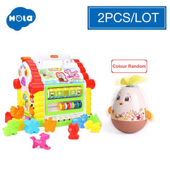 Music & Lights & Learning Games & Animal Shape Cubes