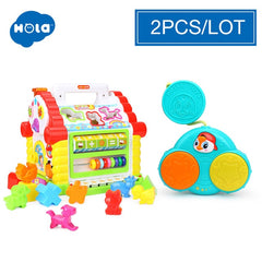 Music & Lights & Learning Games & Animal Shape Cubes