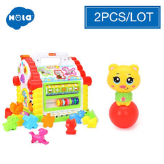 Music & Lights & Learning Games & Animal Shape Cubes