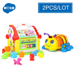 Music & Lights & Learning Games & Animal Shape Cubes