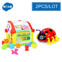 Music & Lights & Learning Games & Animal Shape Cubes