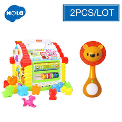 Music & Lights & Learning Games & Animal Shape Cubes