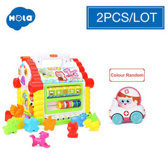 Music & Lights & Learning Games & Animal Shape Cubes