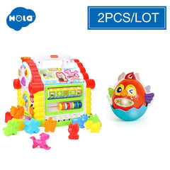 Music & Lights & Learning Games & Animal Shape Cubes