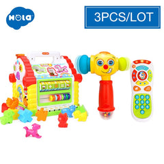 Music & Lights & Learning Games & Animal Shape Cubes