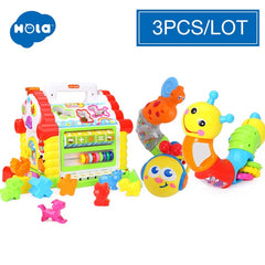 Music & Lights & Learning Games & Animal Shape Cubes