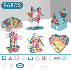 Magnetic Blocks Construction Toy Set Designer