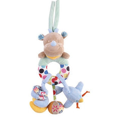 Bell Animal Hanging Toys Stroller for Toddlers