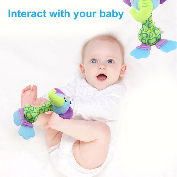 Soft Plush Ring Bell Grasping Toy
