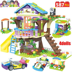 Tree House Building Blocks Stacking Bricks