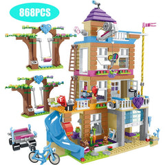 868pcs  Friendship House Stacking Bricks Compatible Legoinglys