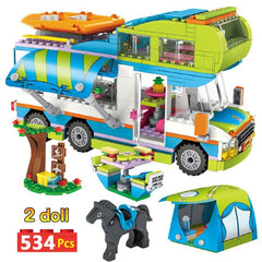 868pcs  Friendship House Stacking Bricks Compatible Legoinglys