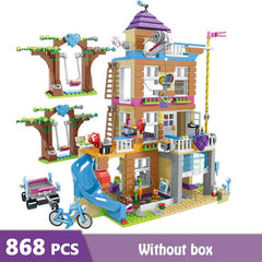 868pcs  Friendship House Stacking Bricks Compatible Legoinglys