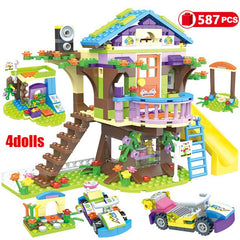 868pcs  Friendship House Stacking Bricks Compatible Legoinglys